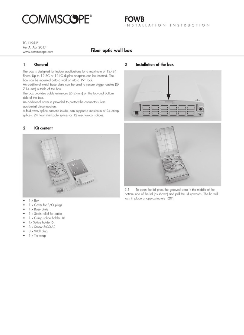 CommScope FOWB Installation instruction