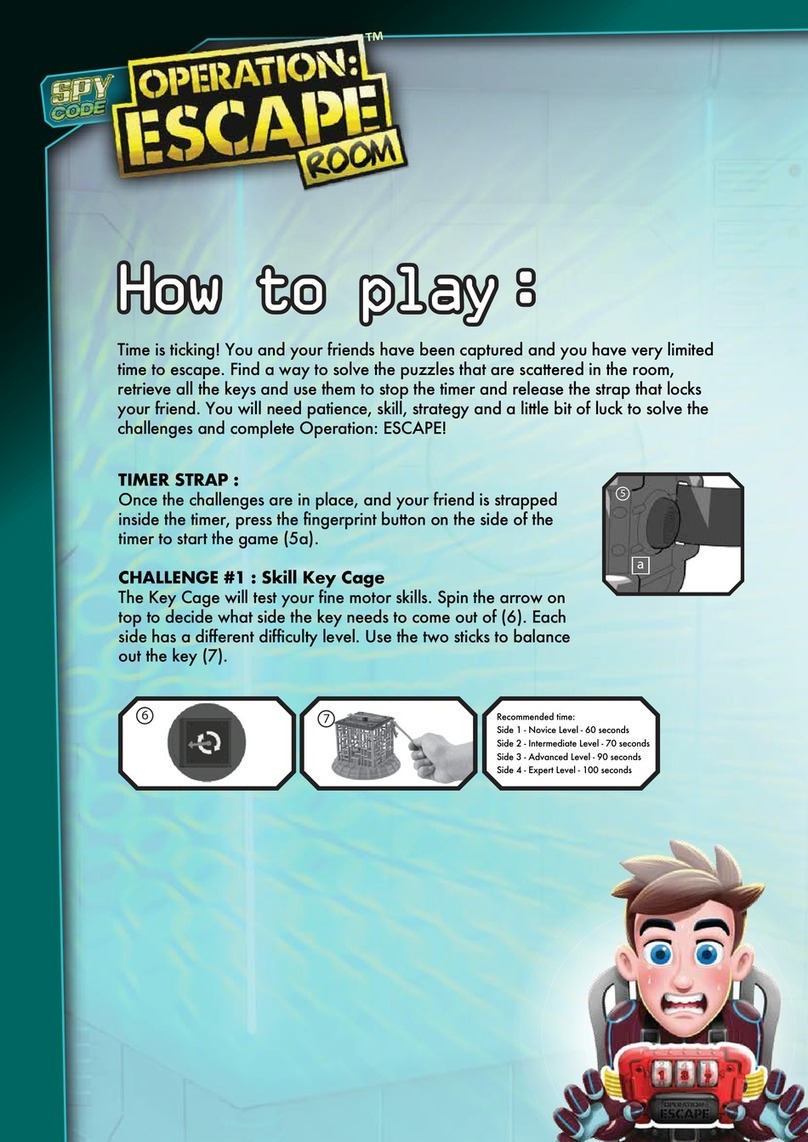 SPYCODE Operation Escape Room manual