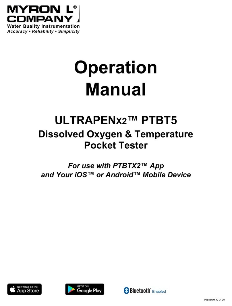 Myron L ULTRAPENX2 PTBT5 User manual