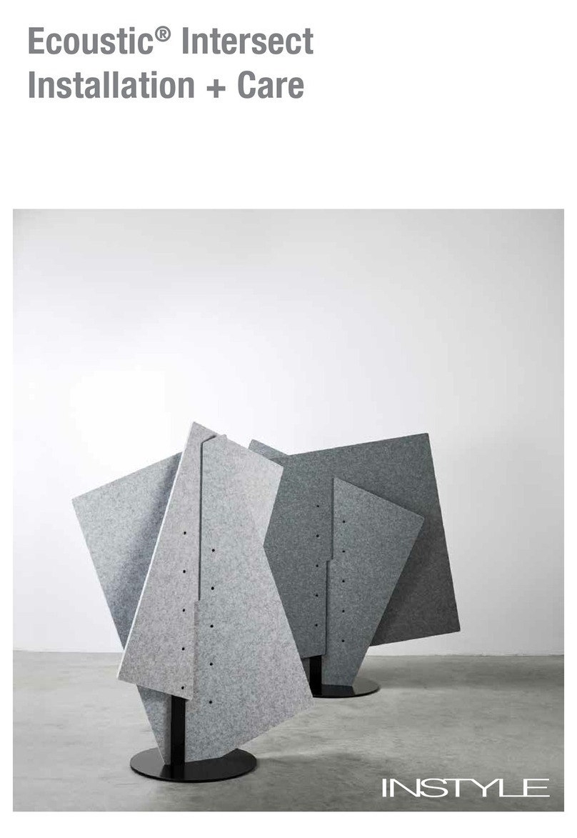 INSTYLE Ecoustic Intersect Landscape Installation and care guide INSTYLE Ecoustic Intersect Landscape Installation and care guide