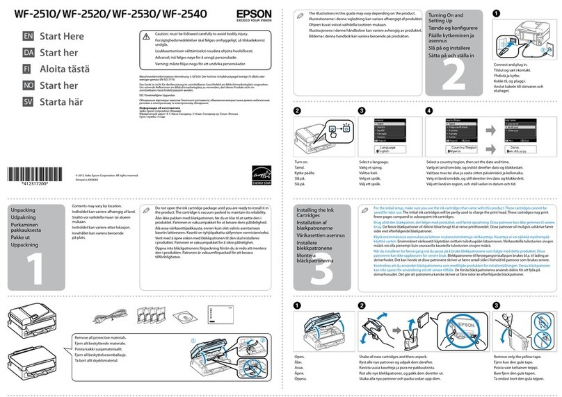Epson WorkForce WF-2510 Instruction Manual