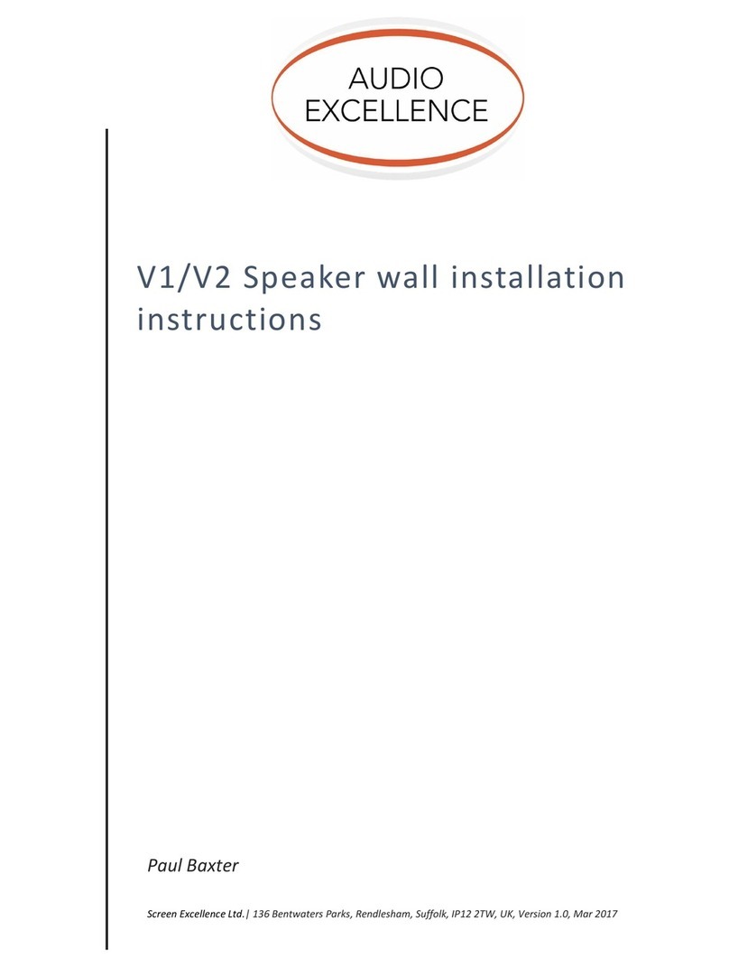 Audio Excellence V1 installation instructions