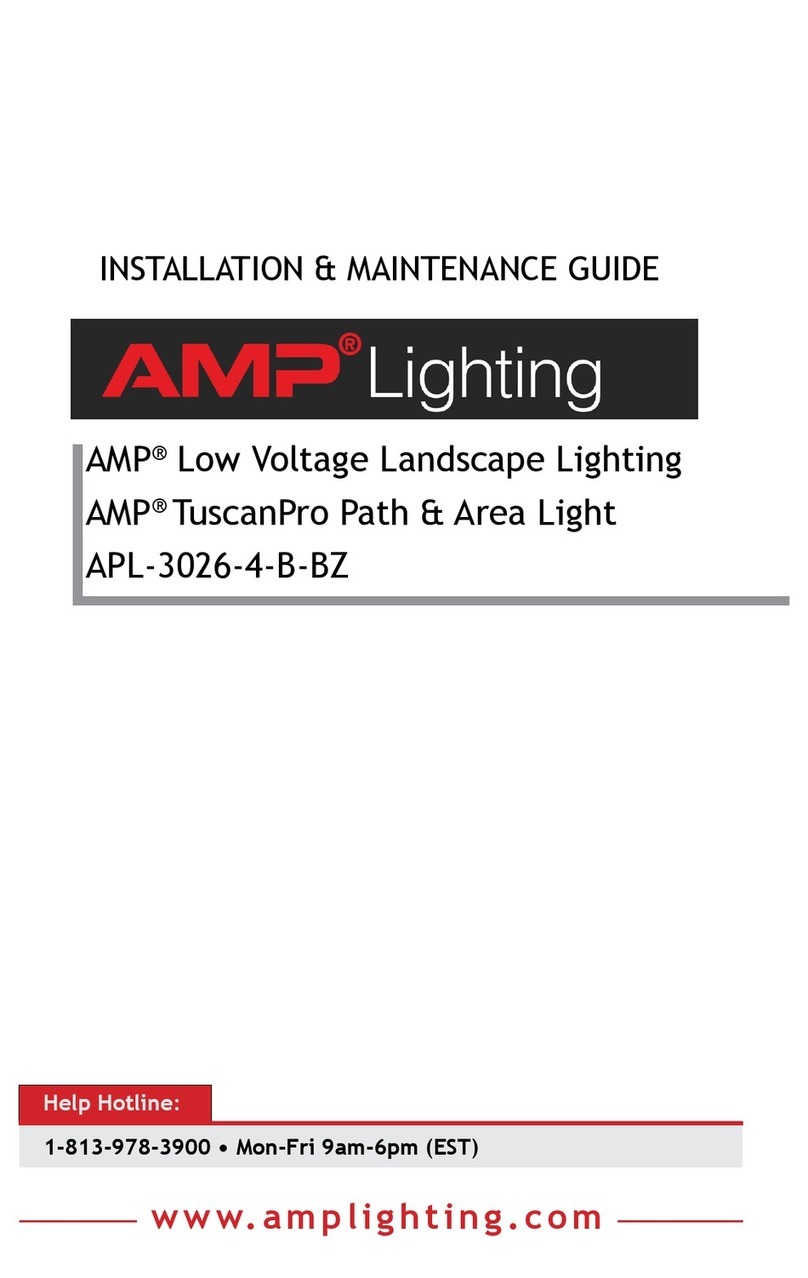 AMP Lighting TuscanPro APL-3026-4-B-BZ Operating and safety instructions AMP Lighting TuscanPro APL-3026-4-B-BZ Operating and safety instructions