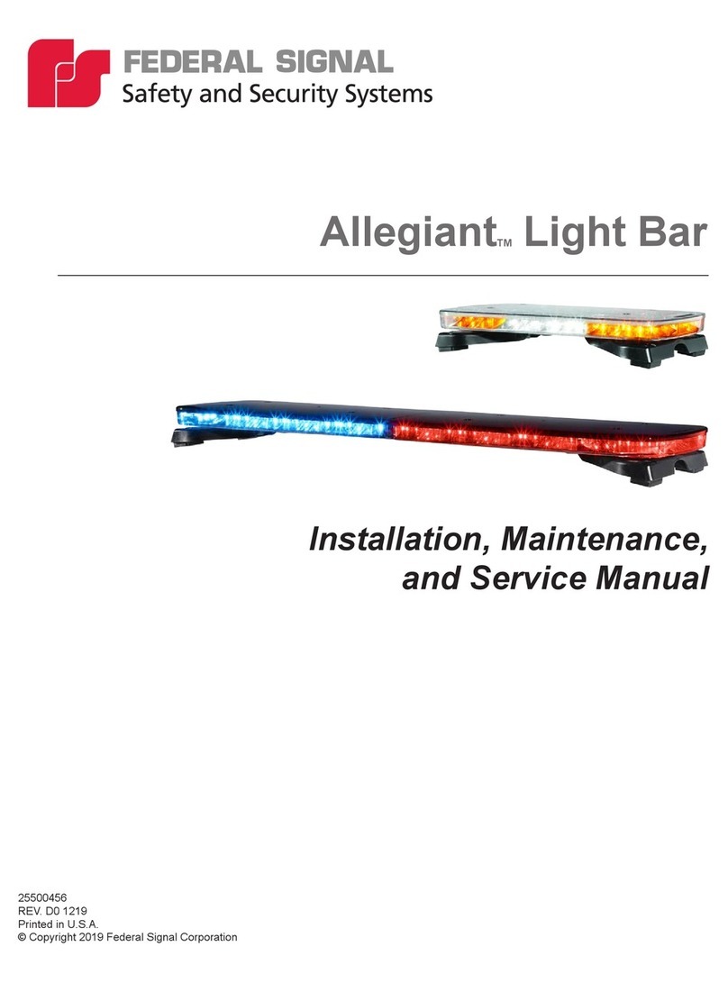 Federal Signal Corporation Allegiant Series Manual