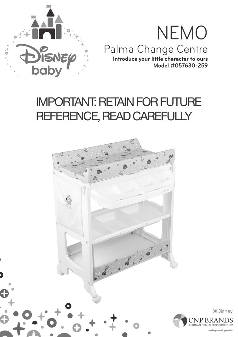 Disney baby NEMO Palma Change Centre 057630-259 manual