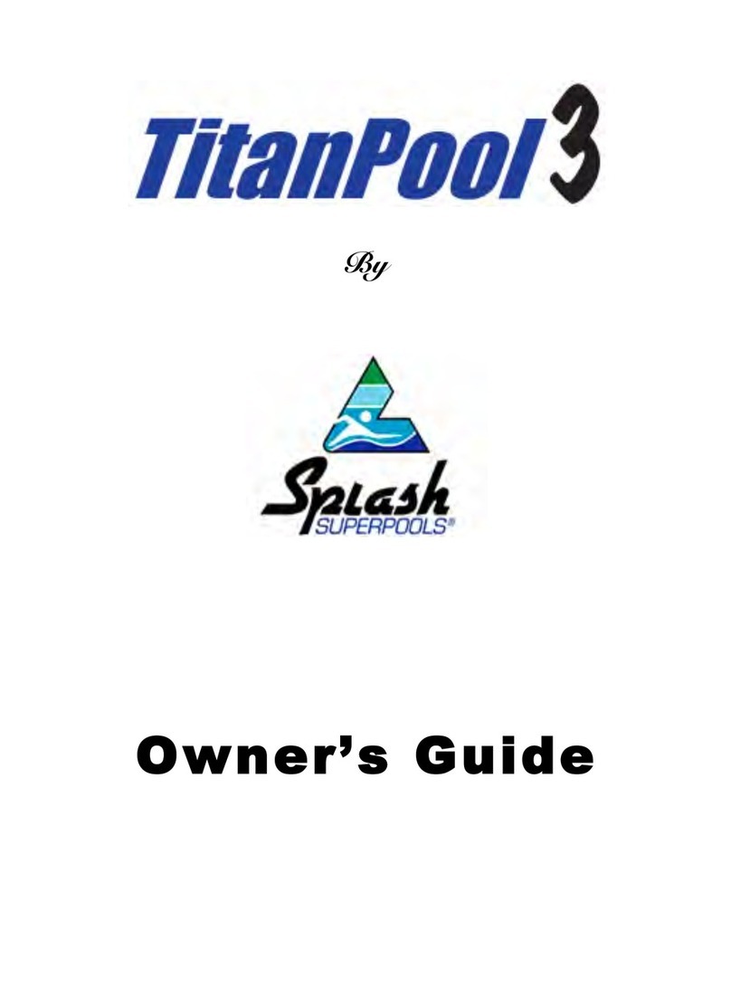 Splash SuperPools TitanPool3 owner's manual