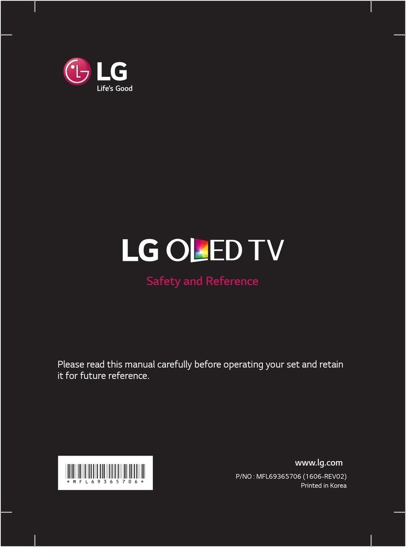 LG OLED55B6 Series Parts list manual