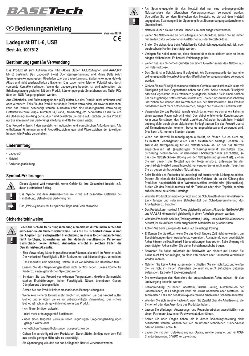 BASETech BTL-6 User manual
