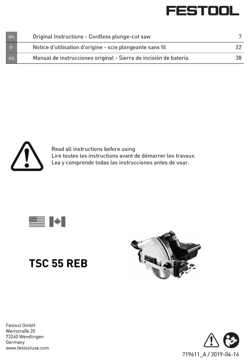 Festool TSC 55 REB User manual