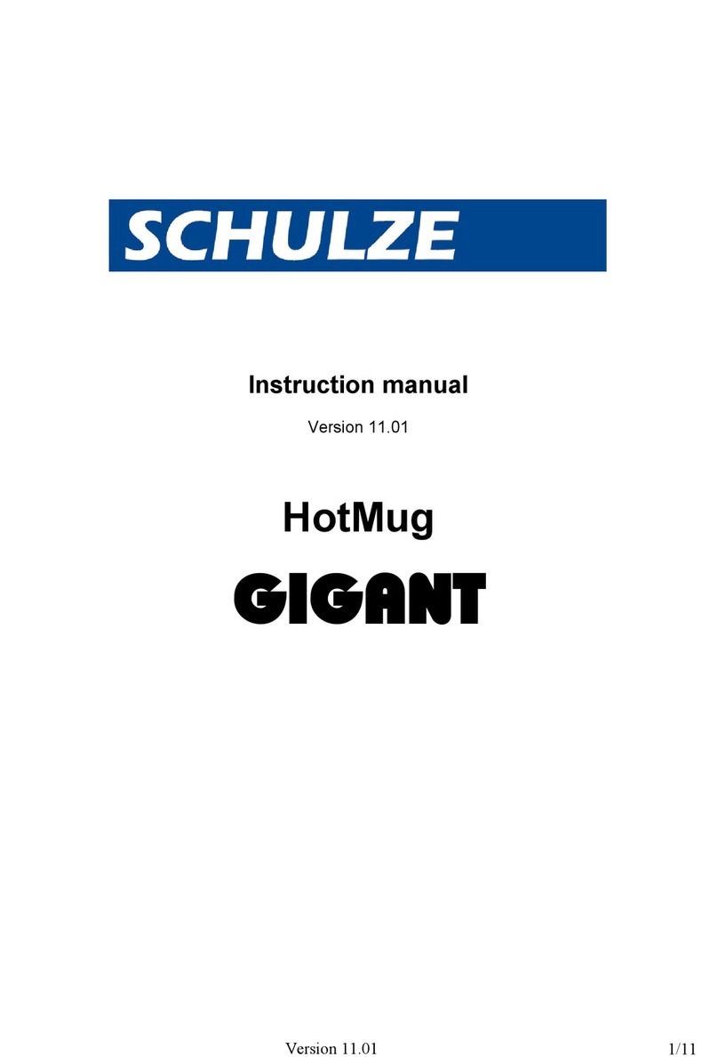 Schulze HotMug GIGANT instruction manual