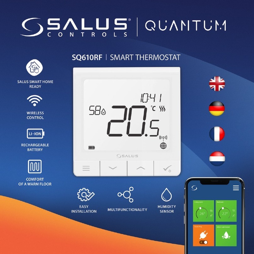 Salus QUANTUM SQ610RF User manual