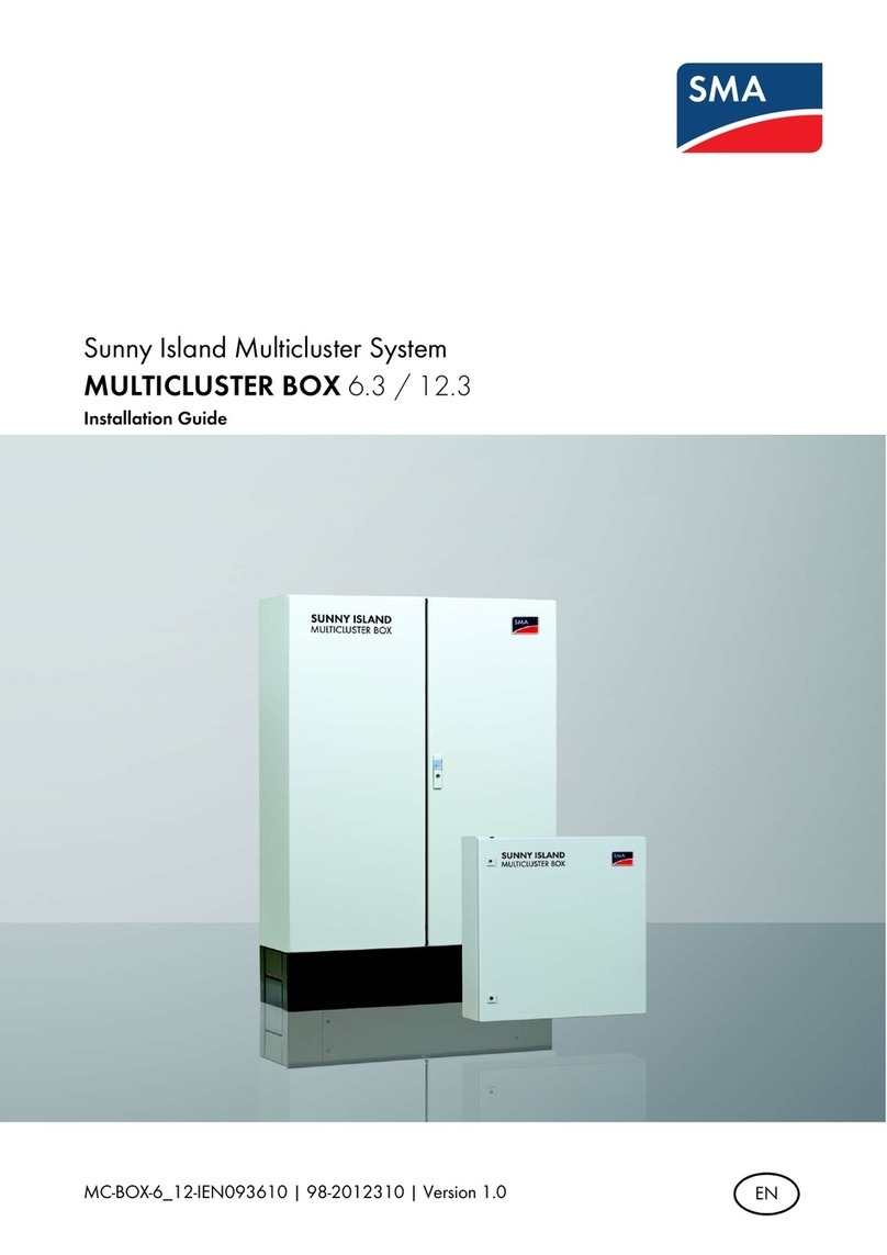 SMA Sunny Island MULTICLUSTER BOX 6.3 installation guide