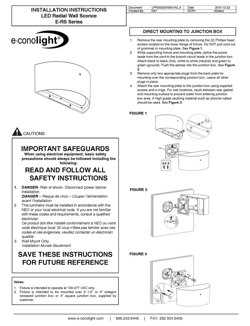 e-conolight E-RS Series User manual