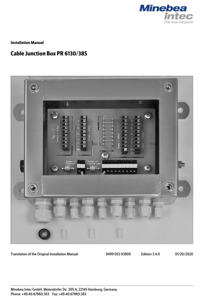 Minebea Intec PR 6130/38S User manual