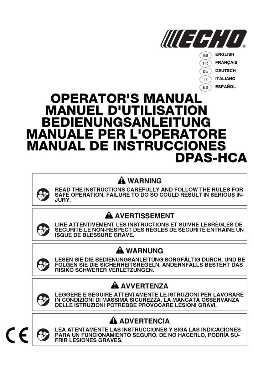 Echo Pro Attachment Series User manual