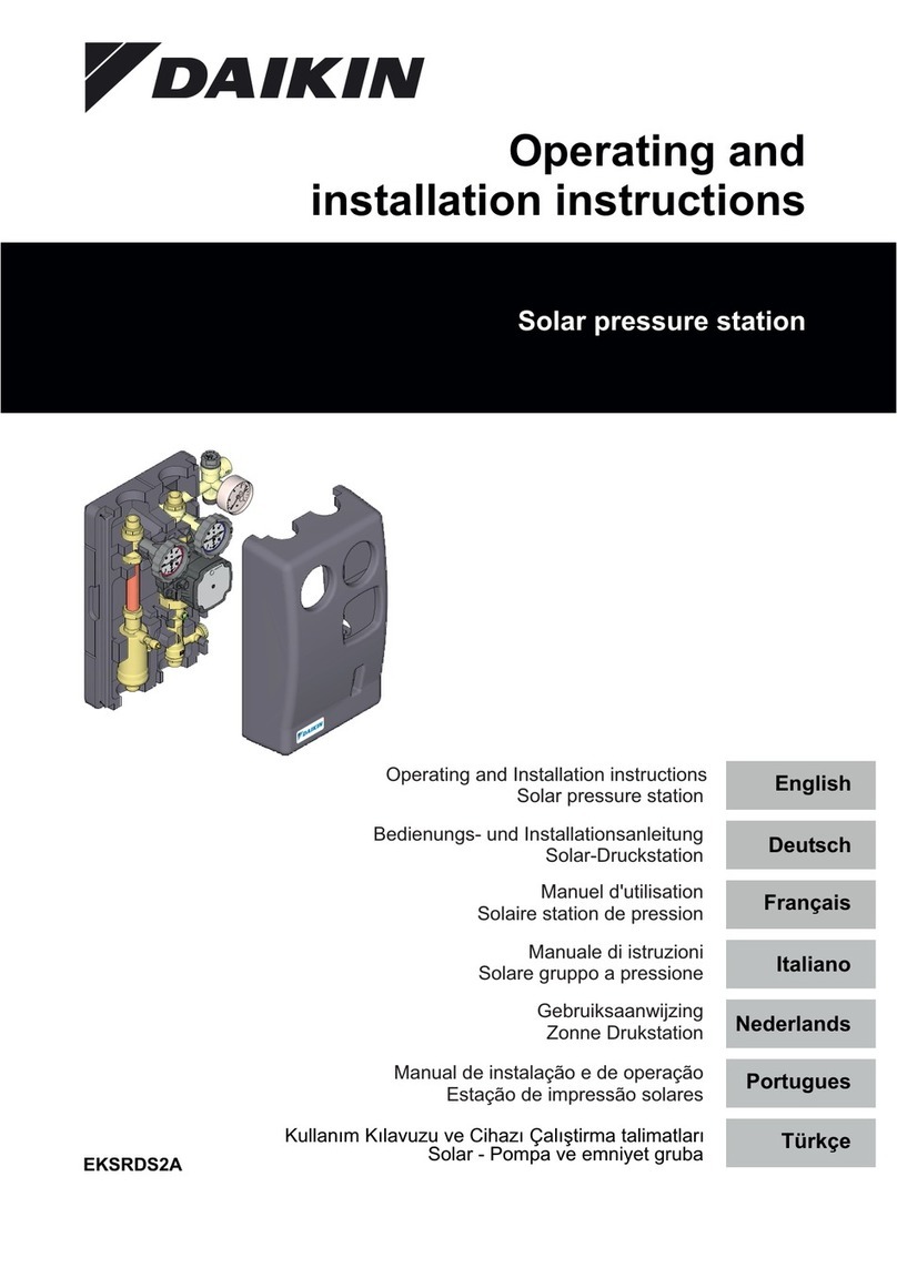 Daikin EKSRDS2A Operating and installation instructions