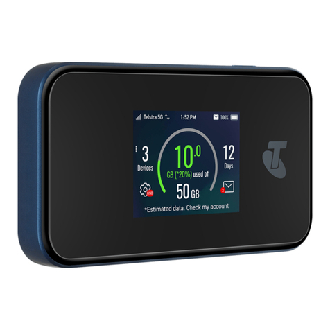 Telstra 5G WI-FI PRO MU500 User manual Telstra 5G WI-FI PRO MU500 User manual
