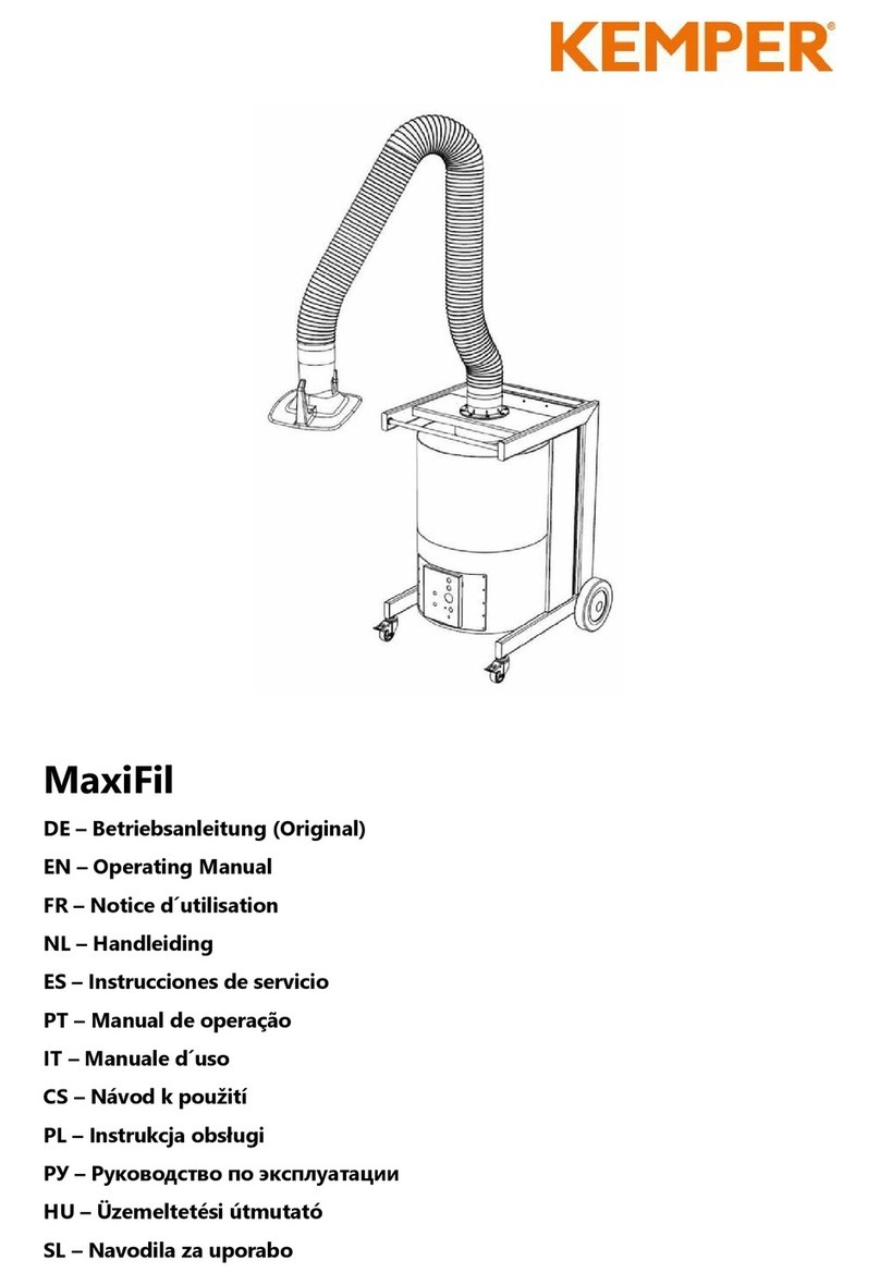 Kemper MaxiFil operating manual