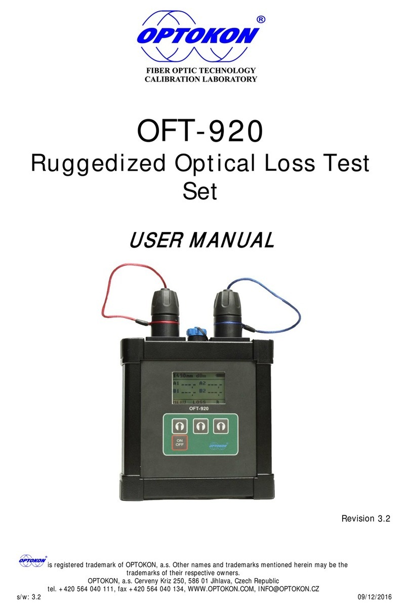 OPTOKON OFT-920 user manual