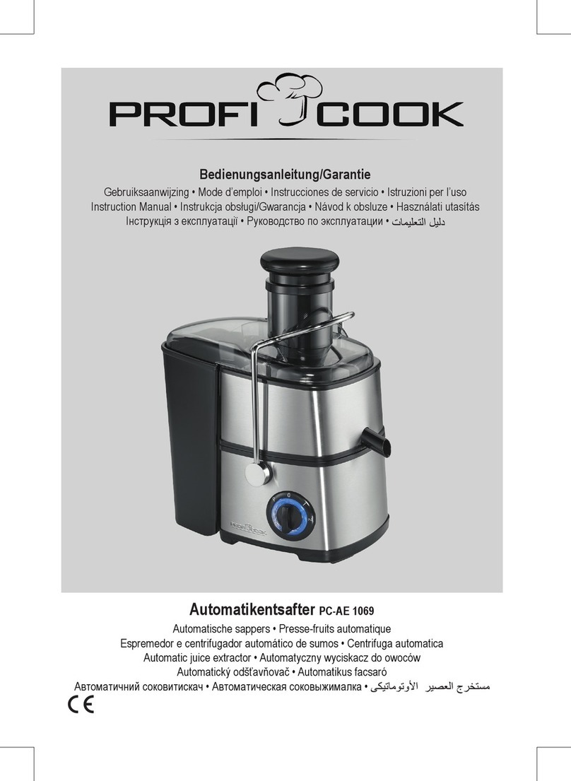 Proficook PC-AE 1069 User manual