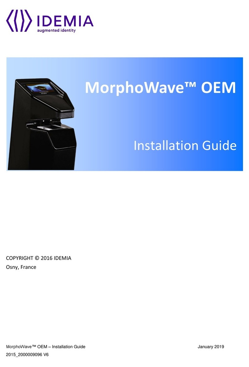 Idemia MorphoWave OEM installation guide
