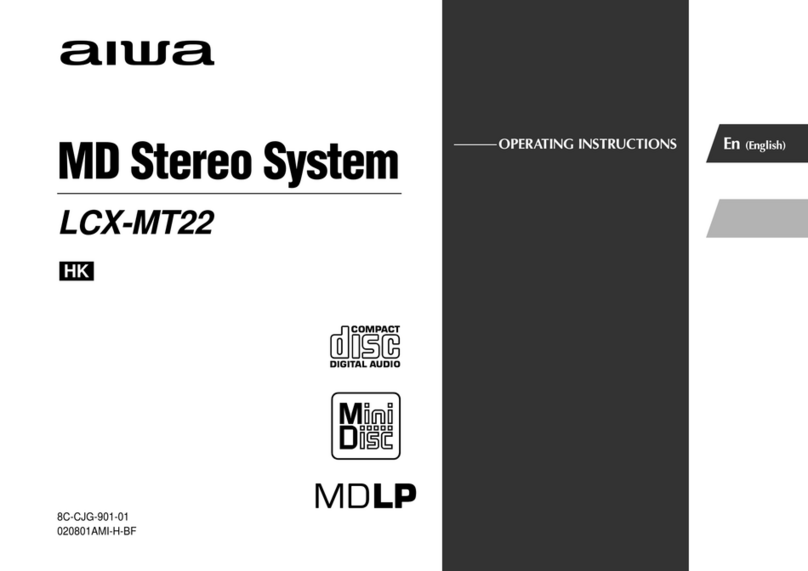 Aiwa LCX-MT22 operating instructions