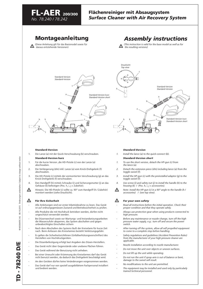 Mosmatic FL-AER 200 Assembly instructions