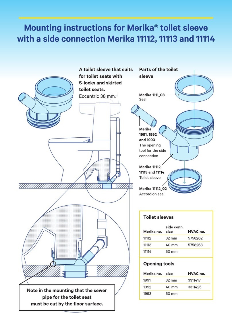 Merika 11112 Mounting instructions