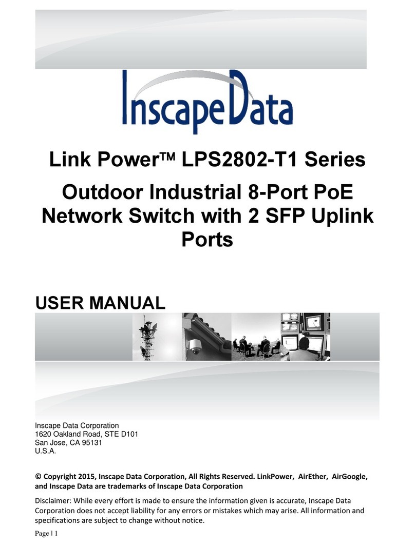 Inscape Data Link Power LPS2802-T1 Series user manual