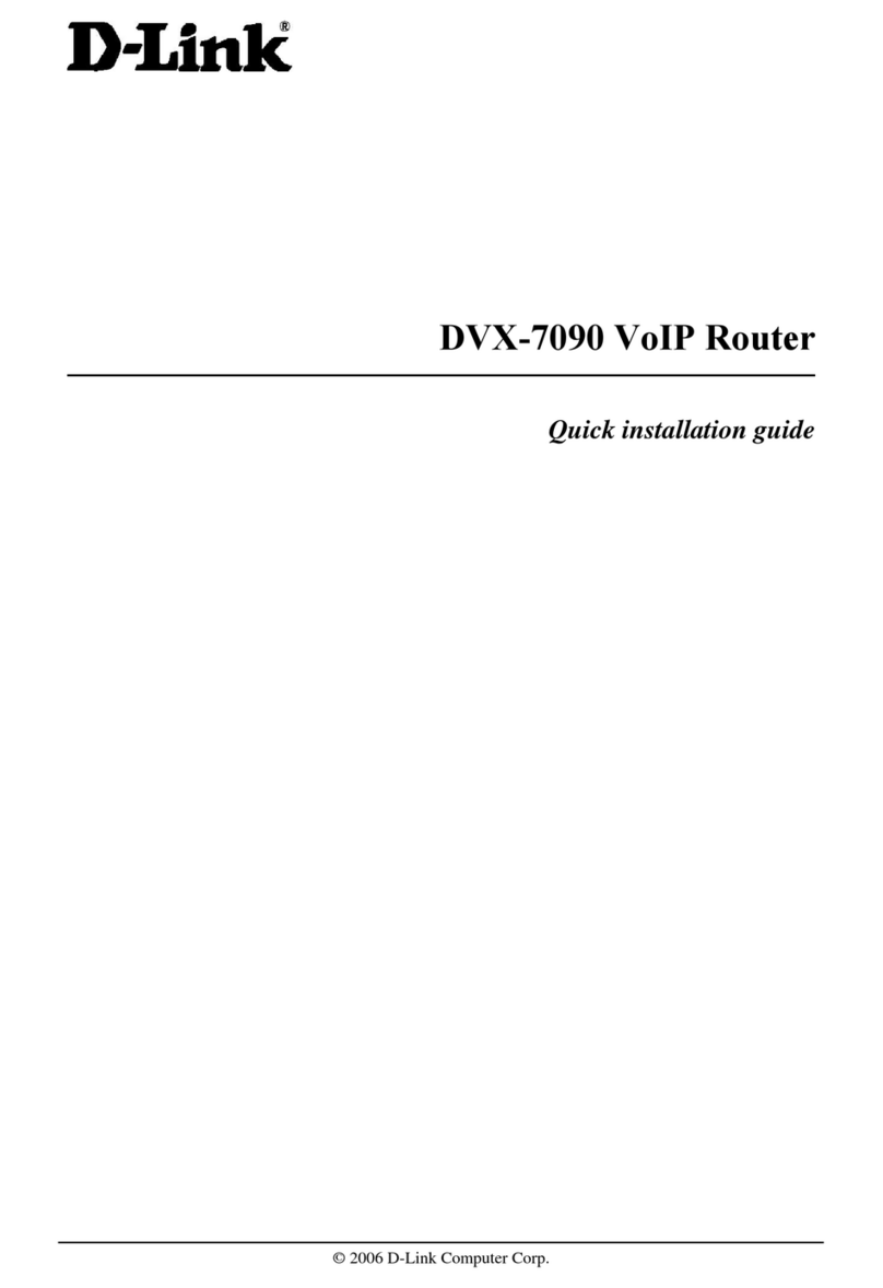 D-Link DVX-7090 User manual
