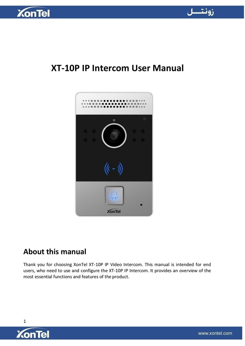 XONTEL XT-10P user manual