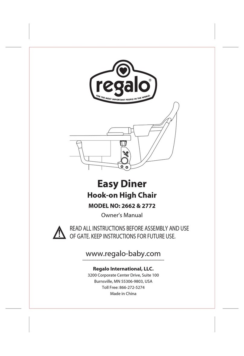 Regalo Easy Diner 2662 owner's manual