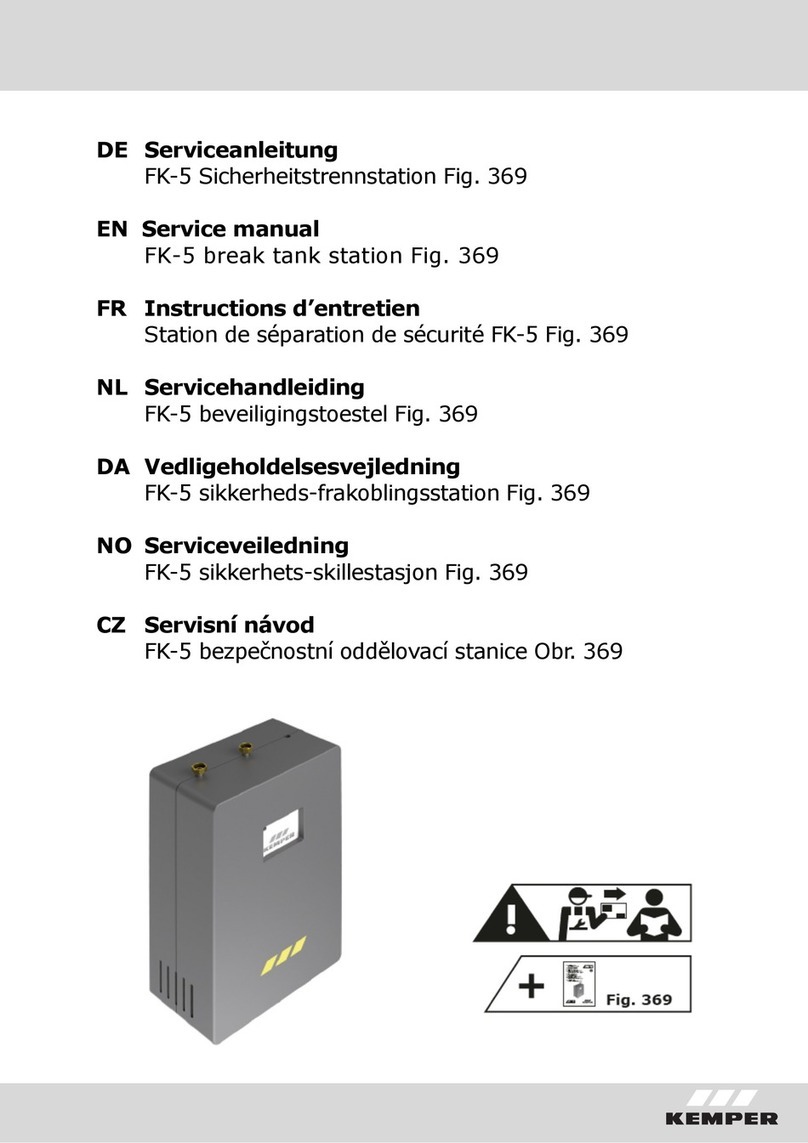 Kemper FK-5 User manual