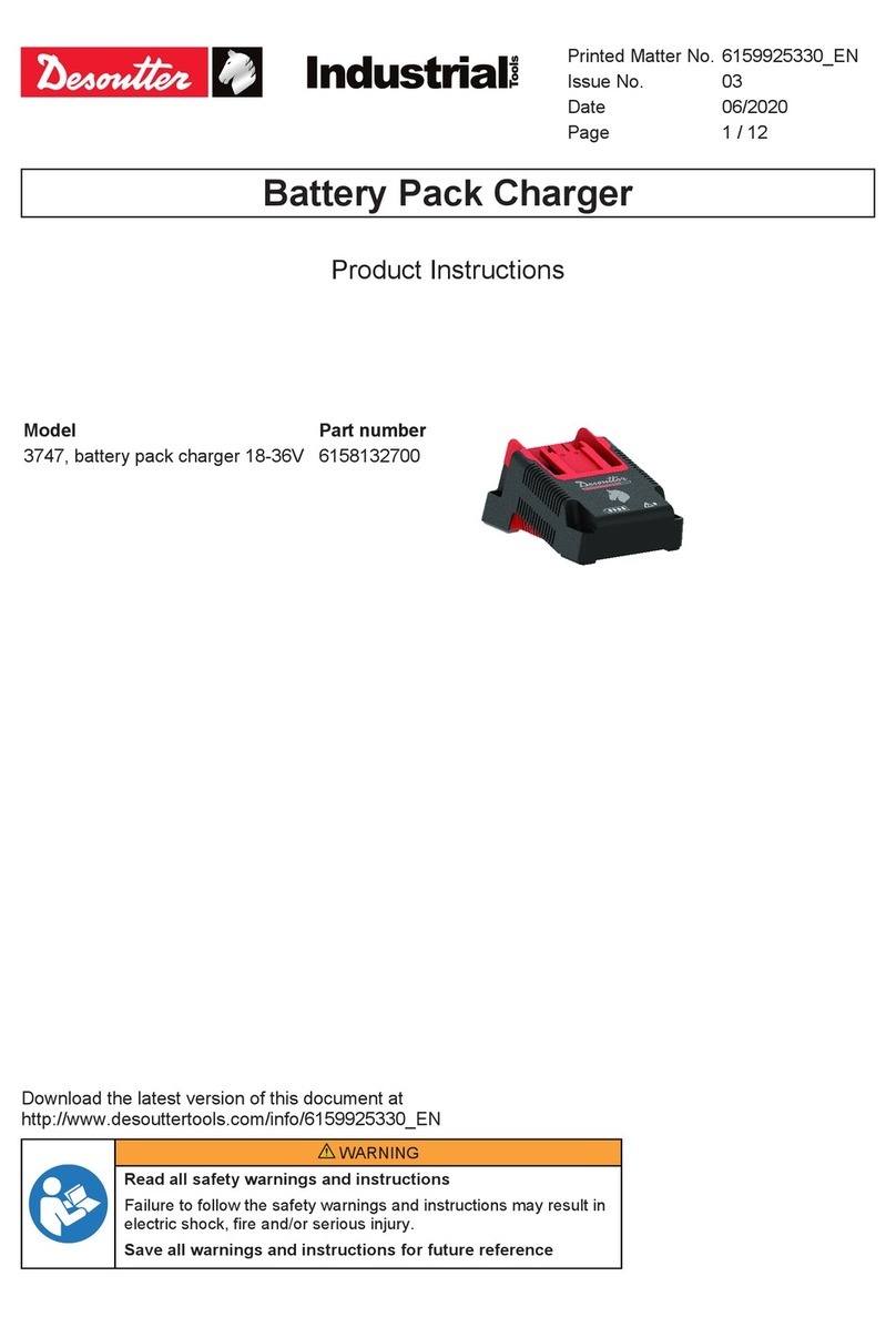 Desoutter 3747 Product instructions