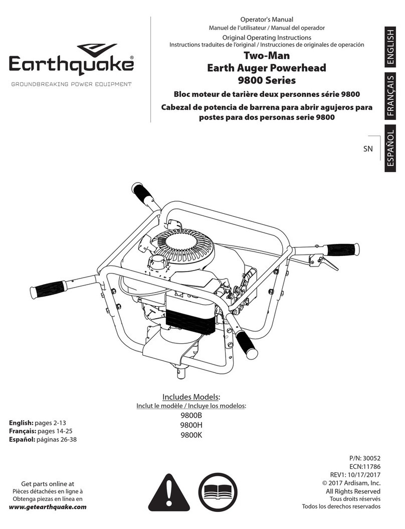 EarthQuake 9800 Series Operator's manual
