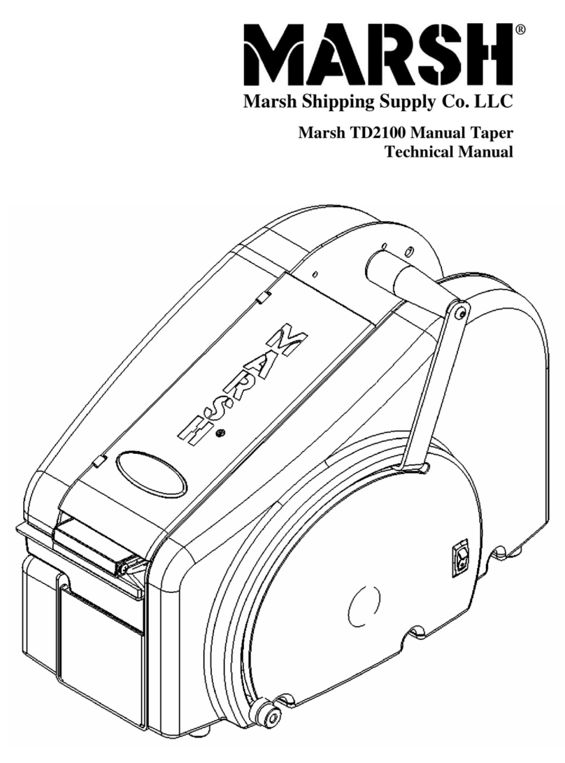 Marsh TD2100 User manual