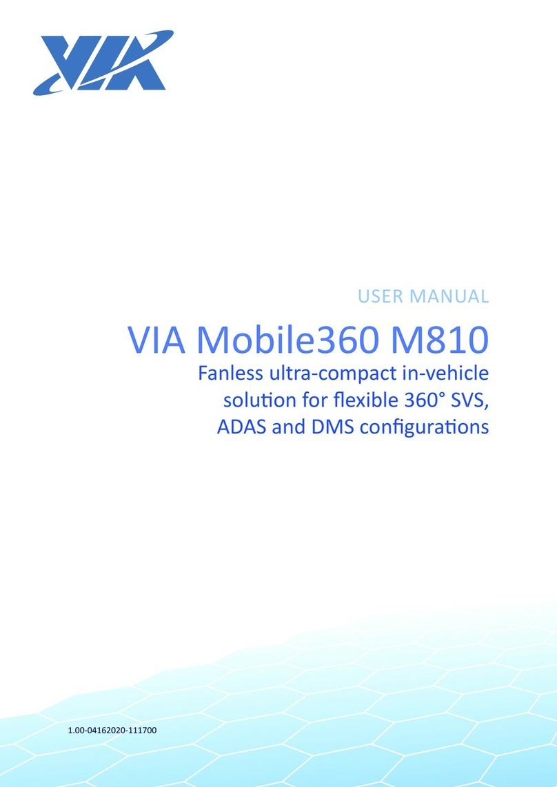 VIA Technologies Mobile360 M810 User manual