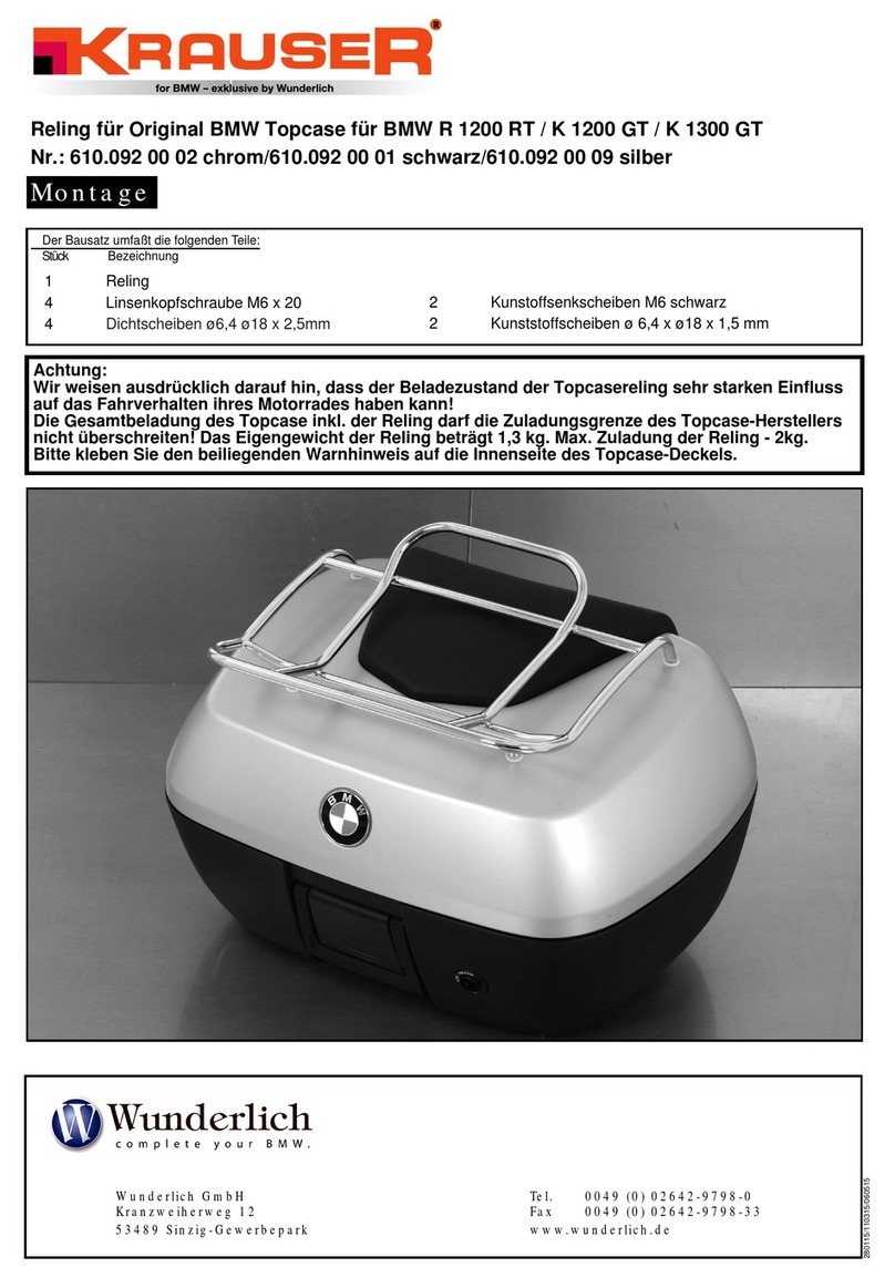 Wunderlich Krauser 610.092 00 02 Assembling instructions Wunderlich Krauser 610.092 00 02 Assembling instructions