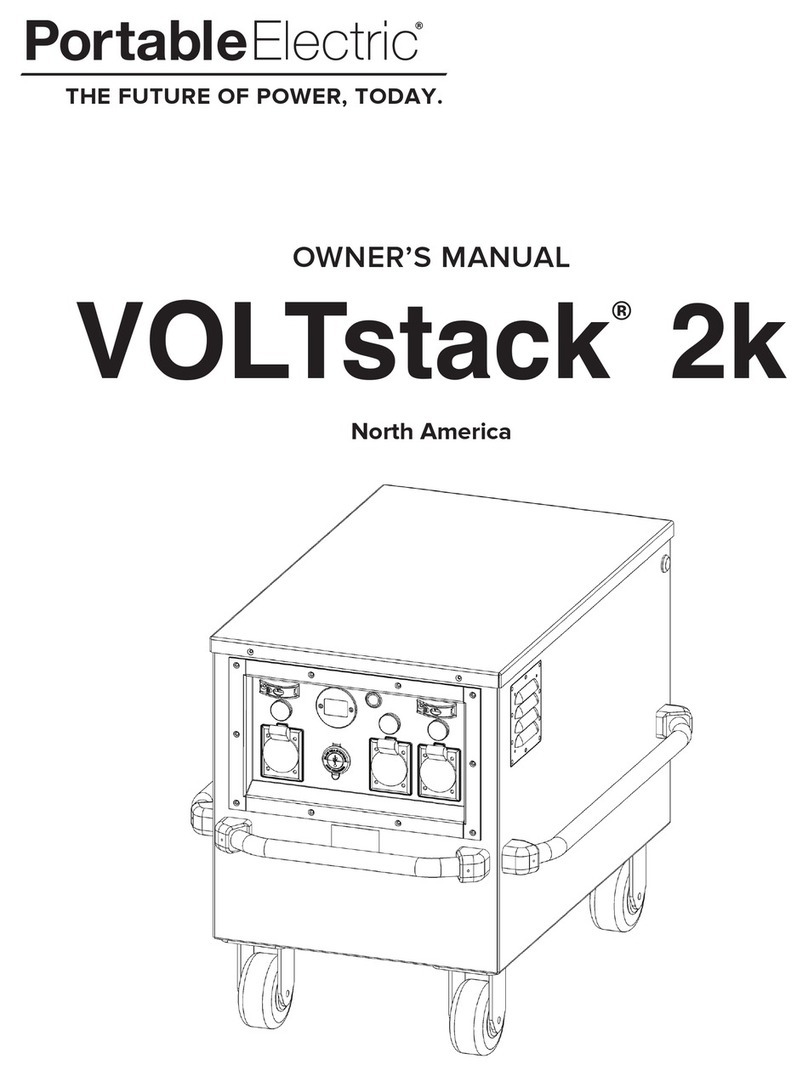 PORTABLE ELECTRIC Voltstack 2K owner's manual