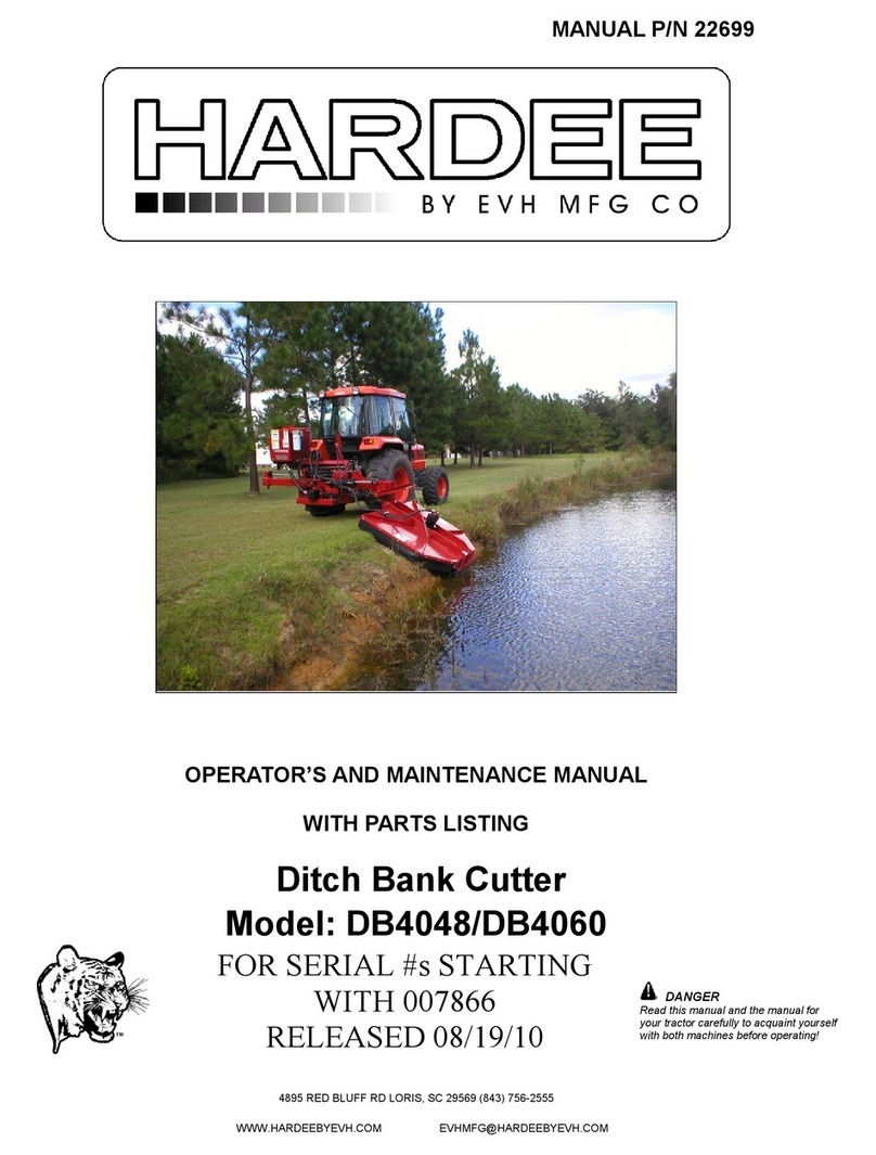 Evh HARDEE DB4048 Installation instructions