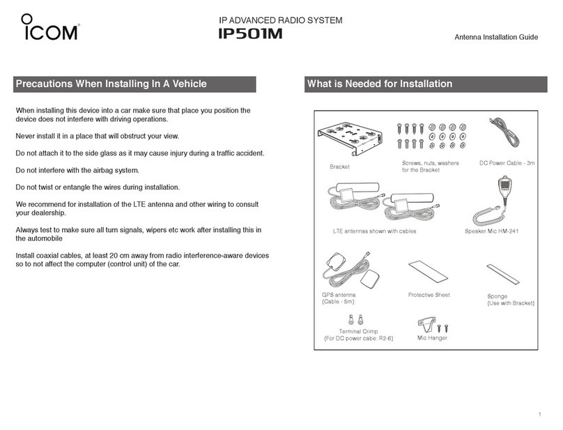 Icom IP501M installation guide