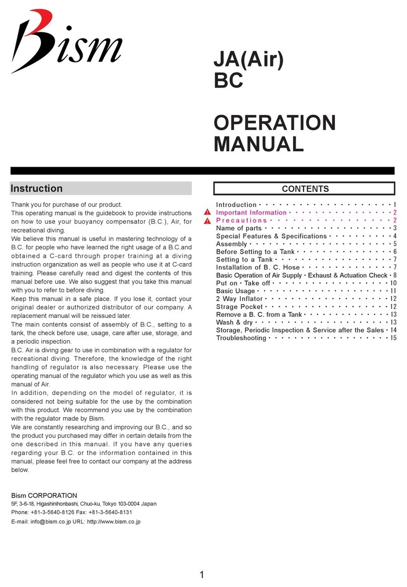 Bism JA Series User manual