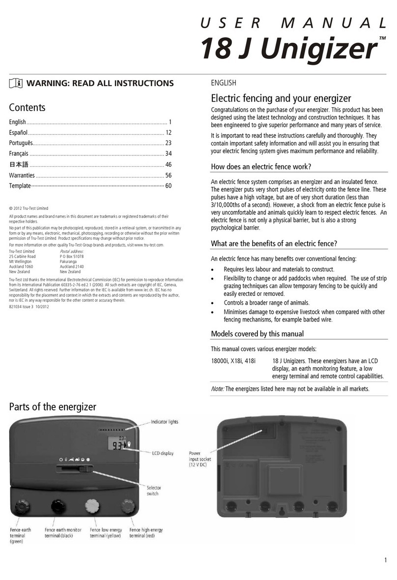 Stafix 18 J Unigizer User manual