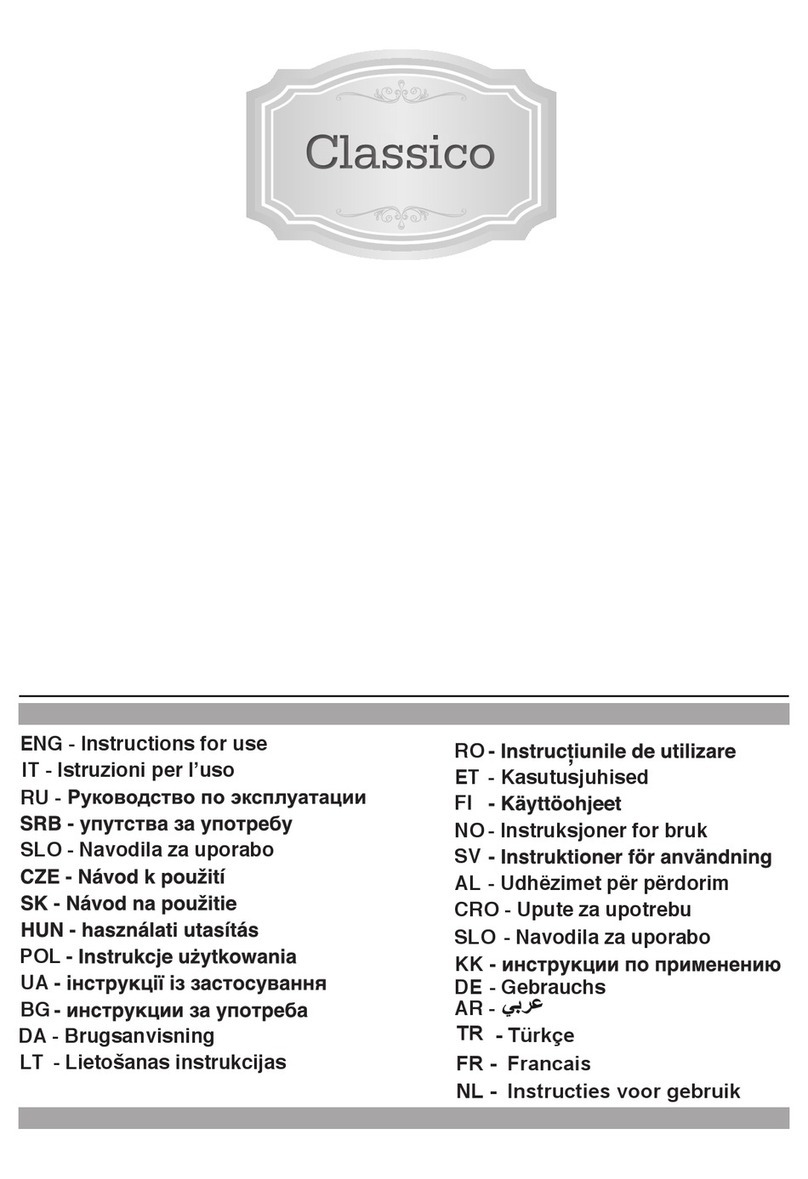 Gorenje Classico Instructions for use