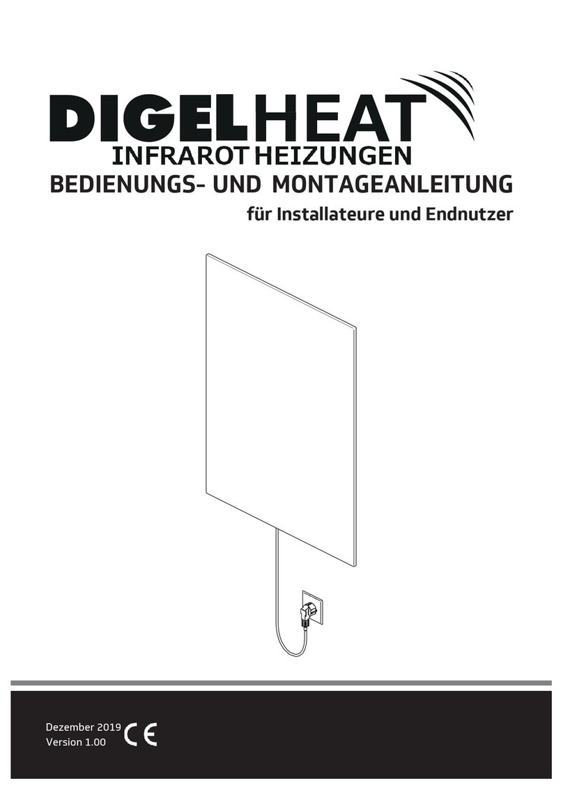 DIGEL HEAT CL Series Operating and assembly instructions DIGEL HEAT CL Series Operating and assembly instructions