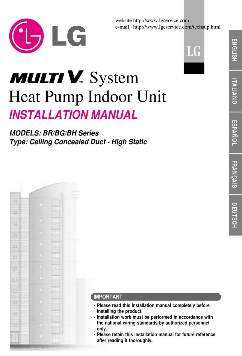 LG Multi V BR Series User manual