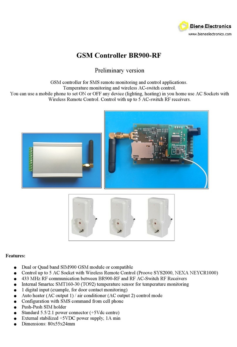 Biene Electronics BR900-RF User manual