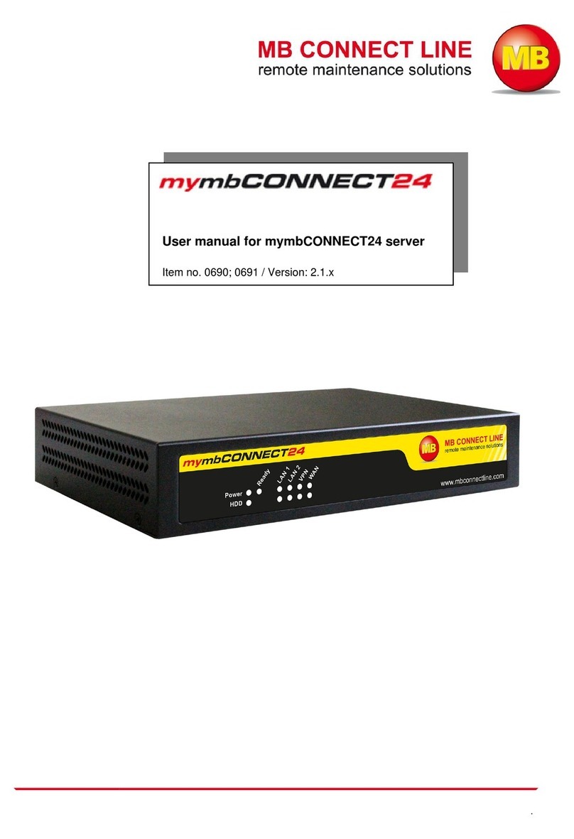 MB Connect Line mymbCONNECT24 user manual