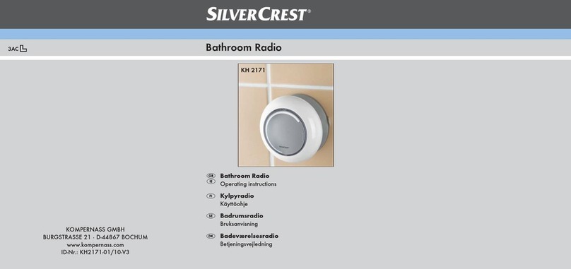 Silvercrest KH 2171 User manual