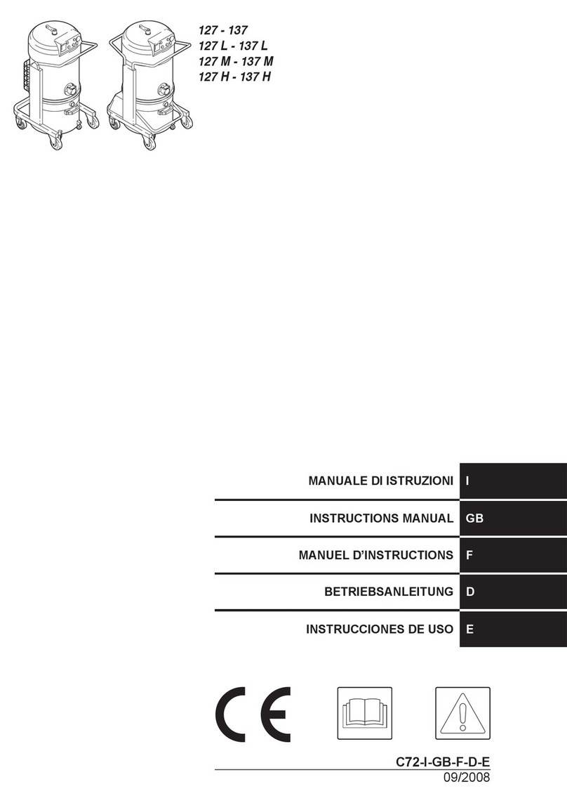 Nilfisk-Advance 127 User manual